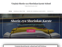 Tablet Screenshot of obikarateschool.com